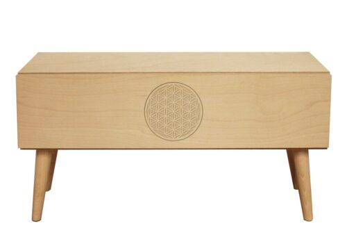 Lotusboard - Yoga Sideboard - Natur - Blume des Lebens - Yogamatte Aufbewahrung