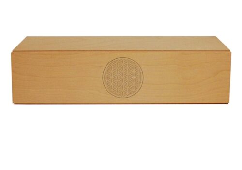 Blume des Lebens Yoga Yogamatte Aufbewahrung Regal Yoga Station Deko Altar